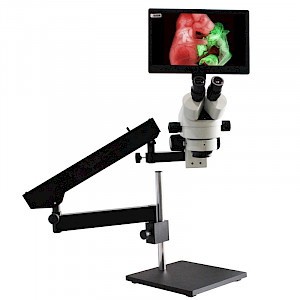 SVA-163DM万向支架连续变倍数码体视显微镜