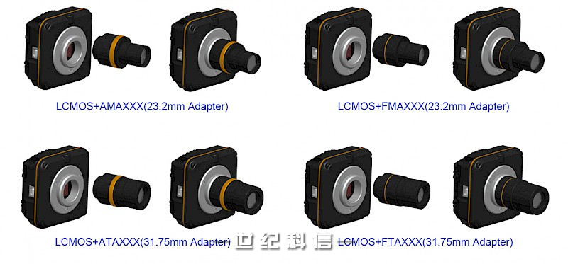 LCMOS系列C接口USB2.0 CMOS相机连接显微镜望远镜
