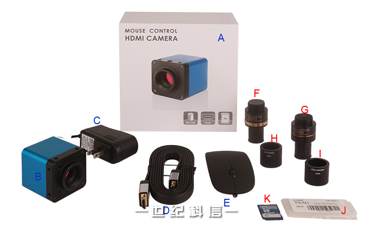XCAM0720KPB相机装箱清单