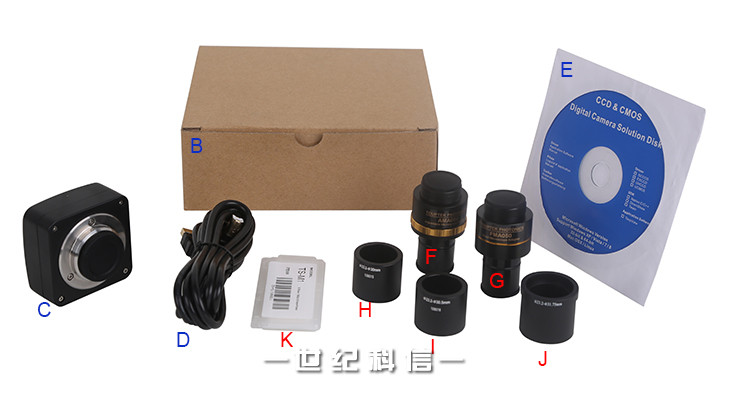 UCMOS相机装箱清单