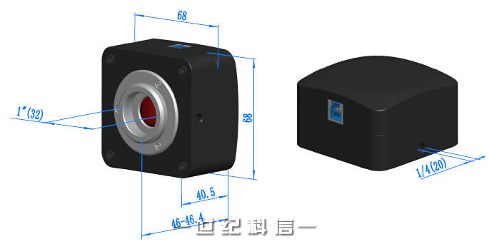 U3CMOS相机尺寸