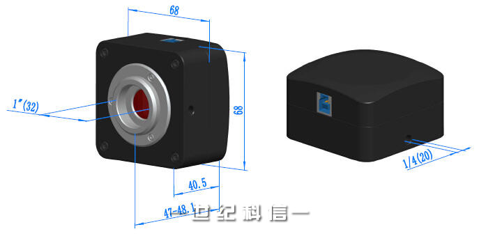 U3CCD相机尺寸